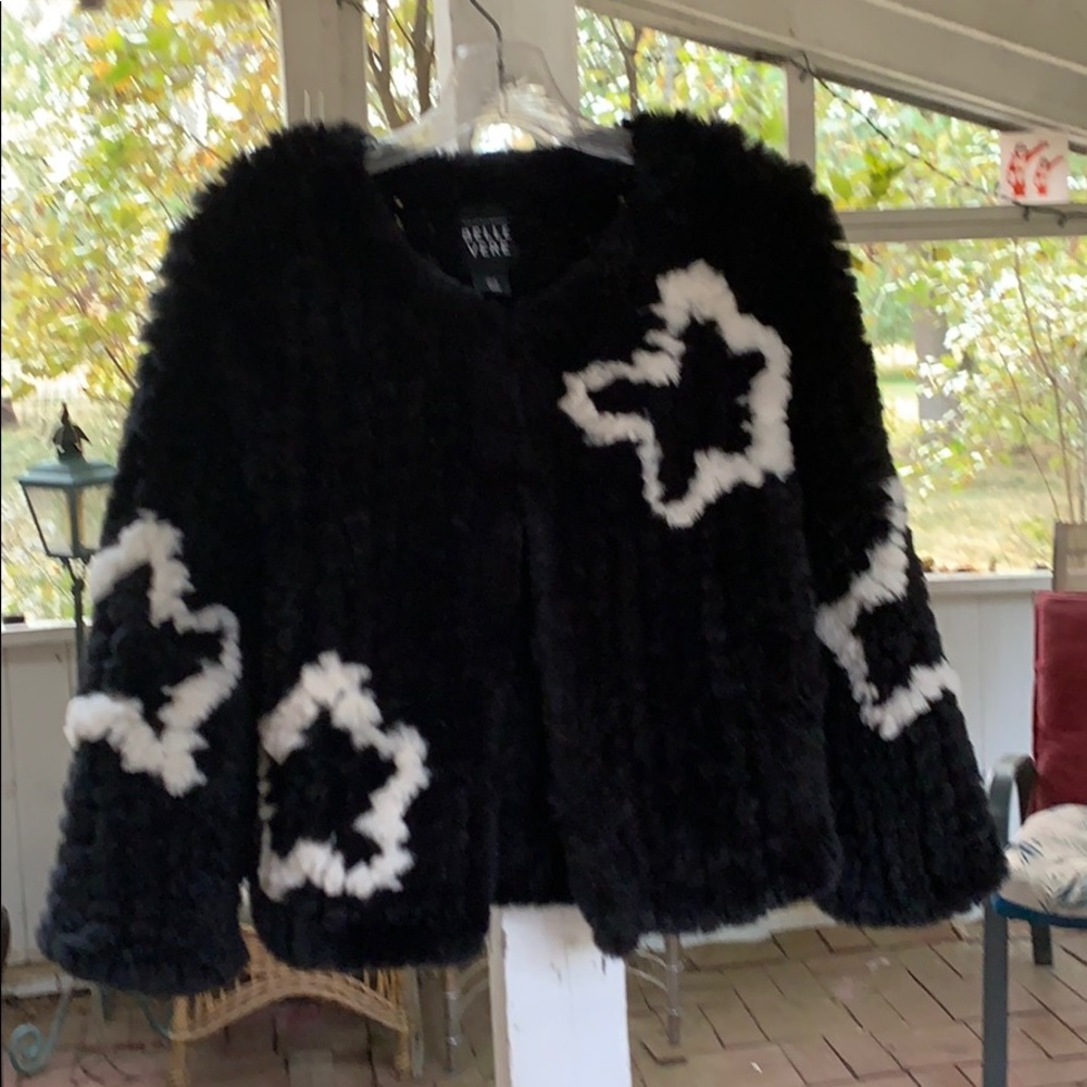 Faux fur jacket
